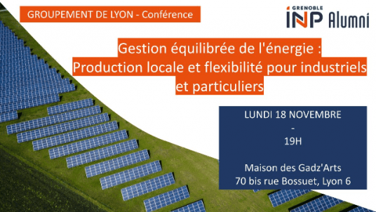 Production locale et flexibilité (industrielle et domestique) pour une gestion durable de l'énergie