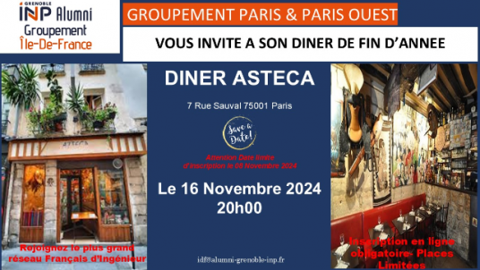 Diner de Fin d'Année 2024 : AZTECA